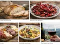 Pane di Matera, orecchiette e salumi: un assaggio dei piatti tipici di Matera, con peperoni cruschi e vino Aglianico.