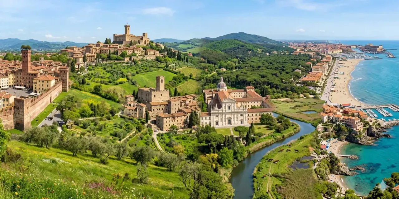 Borghi medievali, un'abbazia imponente e la costa: ecco cosa vedere vicino Pisa per un viaggio indimenticabile.